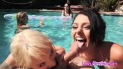 Bokep Online Fucking hot teen besties in the pool in a five some terbaru