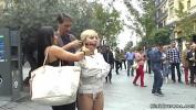 Bokep HD Japanese blonde slut Mitsuki Sweet gagged and in strait jacket public d period in Madrid crowded downtown then fucked in hidden place gratis
