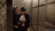 Bokep Terbaru Lesbian nun Mona Wales caught brunette sister Audrey Noir masturbate and then spanked her before anal fucked her with strap on cock in Church 3gp
