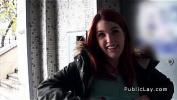 Video Bokep Spanish redhead amateur in public flashing titties