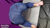 Bokep Terbaru Huge booty in jeans pee with orgasm hot