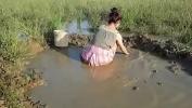 Bokep Mobile girl in pink skirt mud crawling