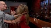 Video Bokep Hot ass blonde babe AJ Applegate in tight red dress is dominated by owner of bar Mr Pete and rough throat and anal banged till gets cumshot gratis