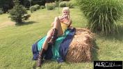 Bokep Terbaru Slender Cowgirl Franziska Masturbates in Pigtails and Boots mp4