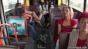 Bokep Baru Stunning blonde is pussy and mouth fucked outdoors then dragged by master and mistress in public bus where got spanked and fucked 3gp online