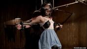 Bokep Video Brunette slave Kristina Rose is locked in the air in metal device with between her legs then gagged in extreme position on one knee gets fingered by master The Pope terbaru 2023