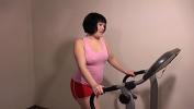 Vidio Bokep Anal masturbation on the treadmill comma a girl with a juicy asshole is engaged in fitness period hot