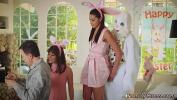 Bokep Video Man in rabbit suit secretly fucks teen daughter 2020