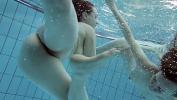 Video Bokep Terbaru Hairy and shaved lesbians naked in the pool