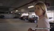 Film Bokep Broke blonde spreading wide between trucks 2023