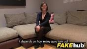 Download Video Bokep Fake Agent UK Randy brunette takes a big facial after hard fuck 3gp