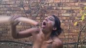 Download Bokep Sitting outside making myself puke and gag as I deepthroat a long dildo comma desi Indian vomiting slut