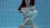 Nonton Video Bokep Hot Czech girl gets naked in water Roxalana Cheh hot