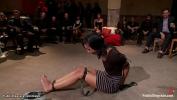 Bokep HD Tanned brunette slave Skin Diamond is gagged and tied on the ground in public place then with knees bound to spreader bar anal gang banged by big cock James Deen and strangers terbaru