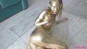Bokep Baru Beauty in Gold Paint Sucks Cock and Fucks in Different Poses Laloka4you hot
