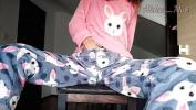 Download Film Bokep Schoolgirl in Pajamas Teases and Masturbates Pussy