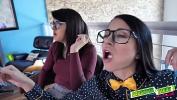 Bokep Hot Nerdy babes Alex Coal and Ledia Lothario gets some cool sex lessons from their horny daddies mp4