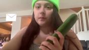 Bokep Hot girl with her big cucumber 3gp