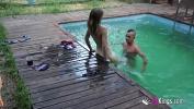 Film Bokep Lucky guy has a poolside threesome with two hot babes