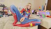 Bokep Captain Marvel tests Bad Dragon hot